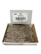 PRYM 119500 Steel Extra Fine Nickel Plated Straight Pins - #21 - 1 5/16" X 0.023
