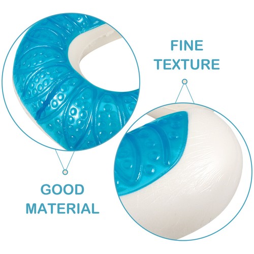 Gel Neck Pillow Airplane Sleep Pillows for Sleeping Travel Office - Picture 3 of 12