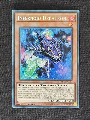   Yu-Gi-Oh! Infernoid Dekatron - BLTR-DE069 - Secret Rare 1. Auflage DE NM  