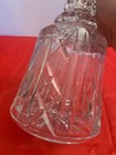GLASS CRYSTAL DECANTER ETCHING DETAILS TOPPER flared, bell-shaped body — photo 8