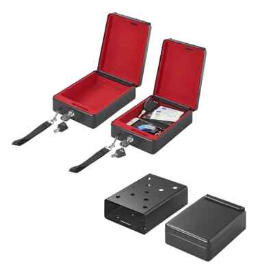 Mobile safe steel safe incl. holder & 2 keys safe camping car Wowa WOMO boat