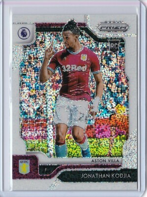 2019-20 Panini Prizm Premier League JONATHAN KODJIA White Sparkle RC Rookie 4/15