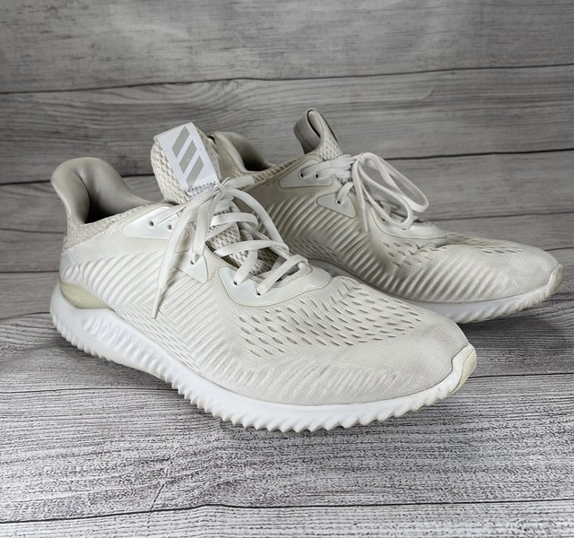 Size 12 - adidas AlphaBounce Em White 