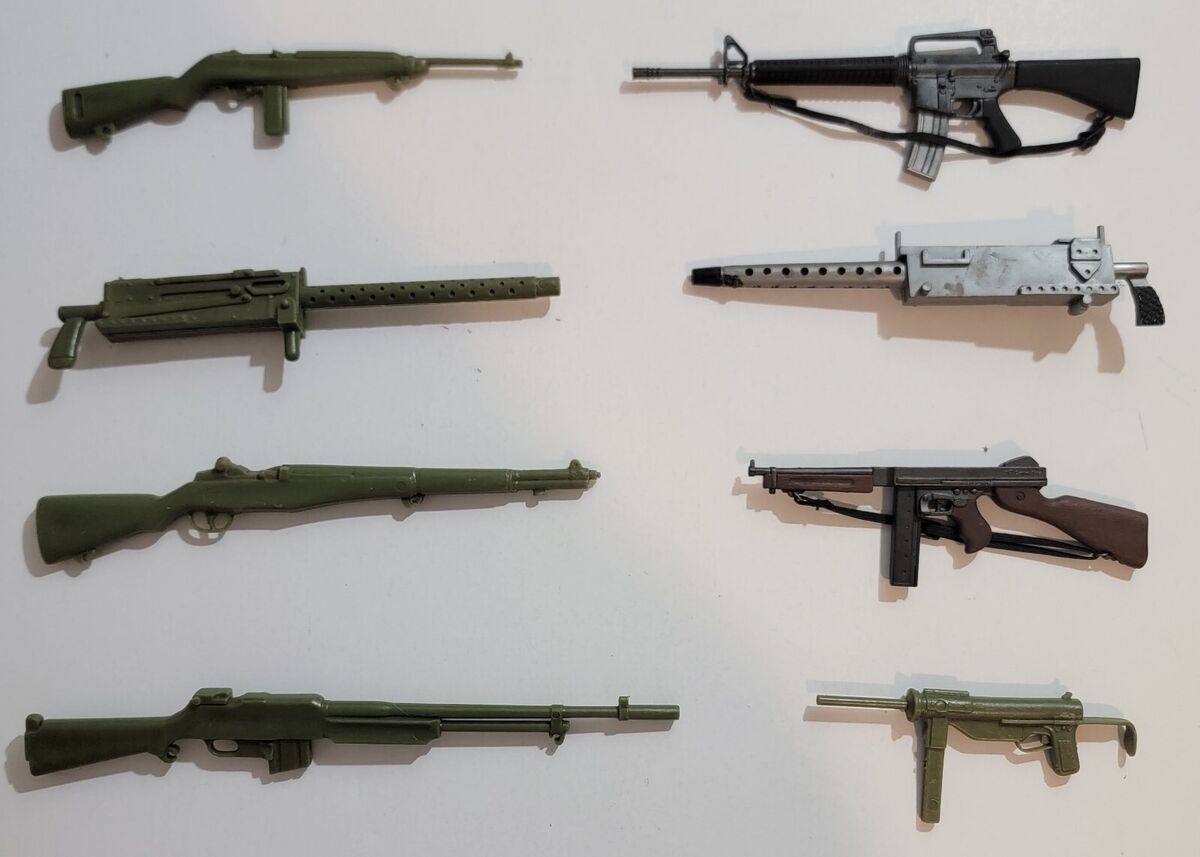 Vintage 1960s GI Joe Weapons Assortment Lot (8) Accessory Vintage 1960s GI Joe Weapons Assortment Lot (8) Accessory