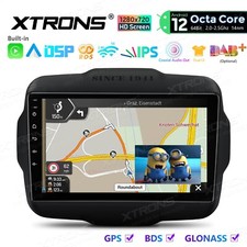 Autoradio Android 12 Jeep Renegade 9" Pollici WIFI Navigatore Comandi Al Volante - Miniatura 2