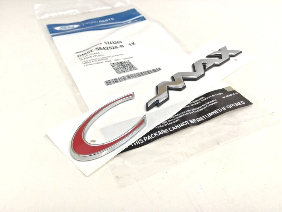 2013-2018 Ford C-Max escotilha traseira porta elevatória emblema novo fabricante de equipamento original DM5Z-5842528-B - Imagem 4 de 4