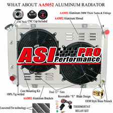 3 Rows Radiatorshroud Fan For 1979-1993 Ford Mustangford Thunderbird 5.0l V8 3 Rows Radiatorshroud Fan For 1979-1993 Ford Mustangford Thunderbird 5.0l V8