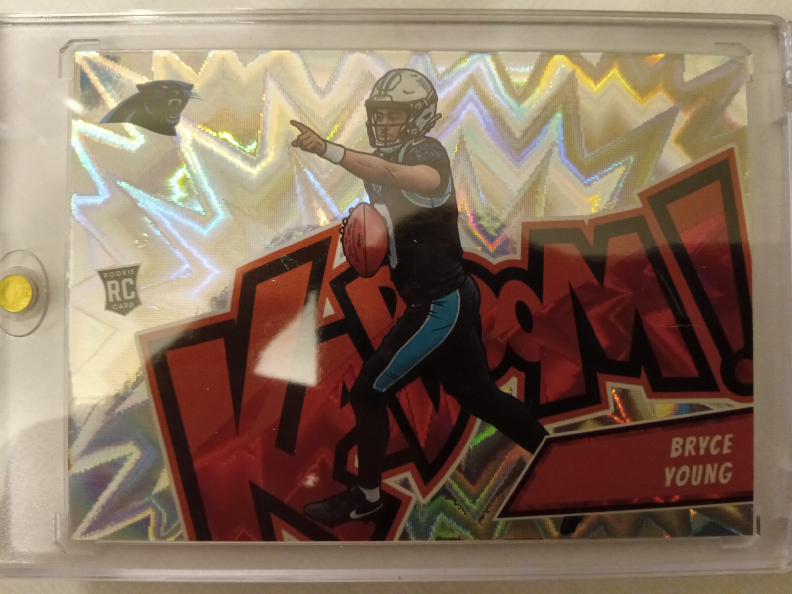 Bryce Young KABOOM! Horizontal, CASE HIT SSP! #12 2023 Panini Absolute Rookie!! 