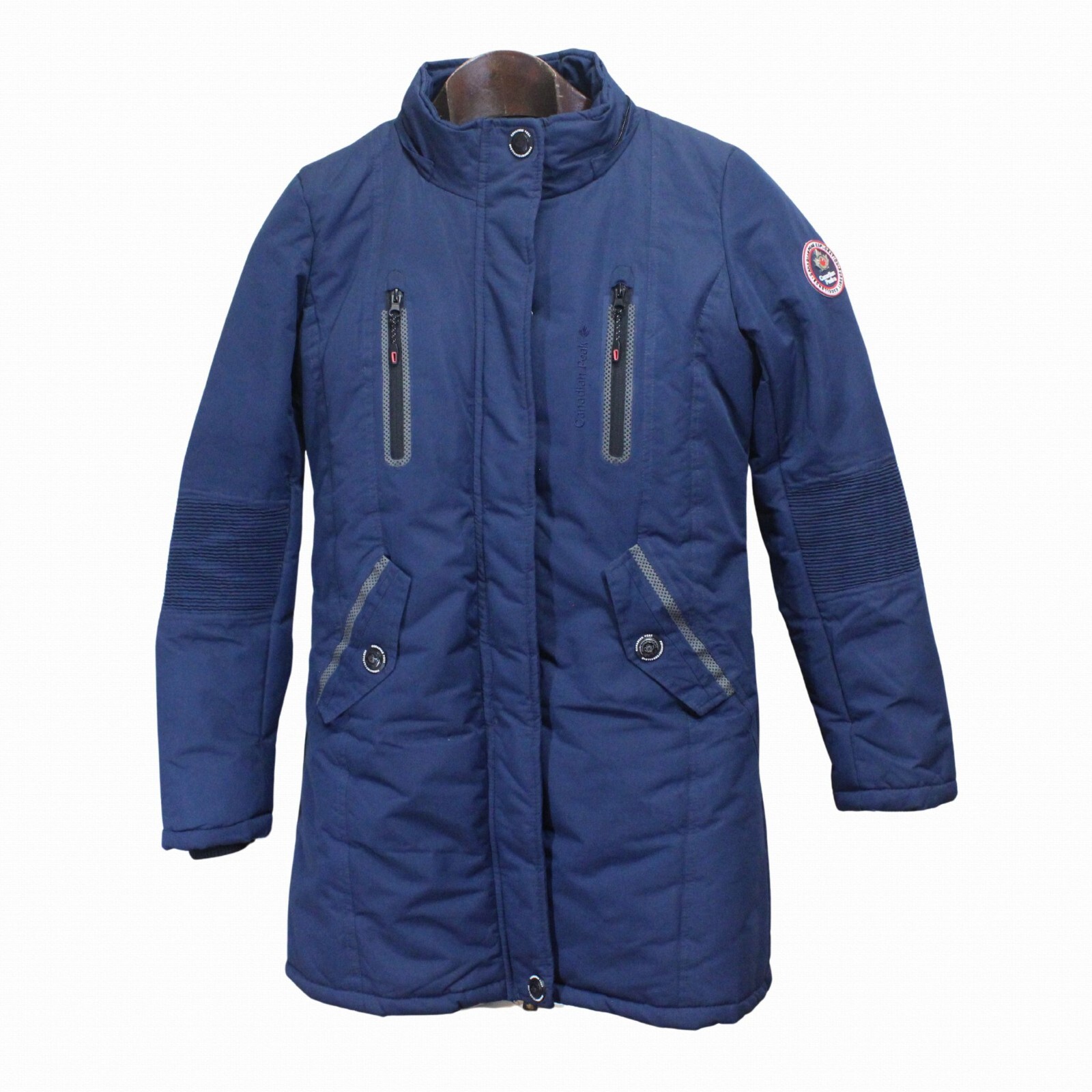 CANADIAN PEAK Abrigo Largo Mujer Talla M Acolchado Casual Impermeable