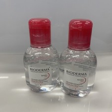 2X Bioderma Sensibio H2O Micellar Makeup Removing Facial Cleanser 3.4 Oz