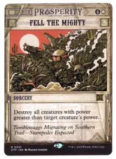 4x Fell the Mighty - SHOWCASE - Outlaws at Thunder Junction OTJ - NM