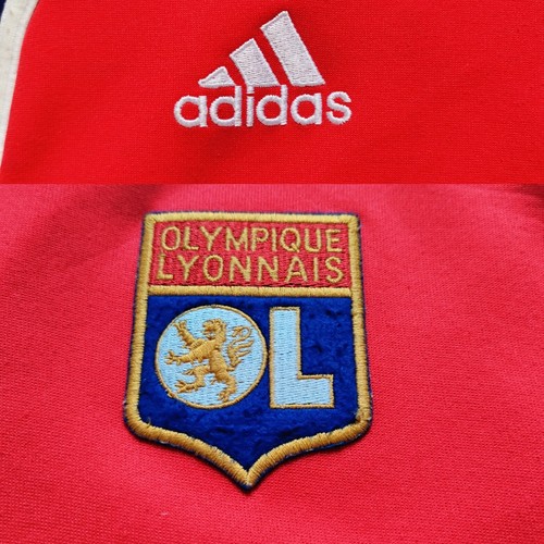 Football jacket soccer FC Olympique Lyonnais Lyon Training 2000/2001 Adidas Top - Picture 7 of 12