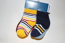 Old Navy Ankle Socks Size 12-24 Months Boys NEW NWT Pack 8 Lot Striped Solid