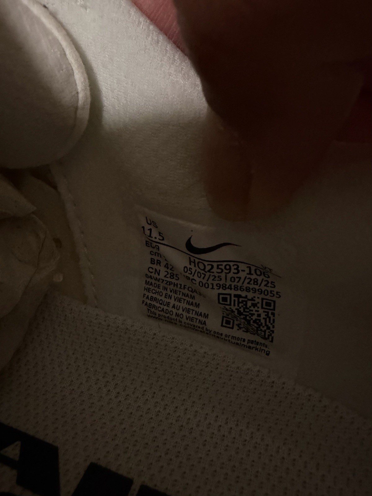 Nike Pegasus Premium Women's Mesh Sneakers Sail Off Noir HQ2593-106 thumbnail 6