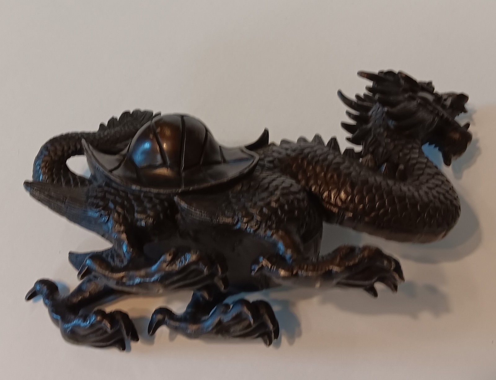 8 Old Chinese Dynasty Bronze Fengshui Dragon turtle Tortoise Animal Statue