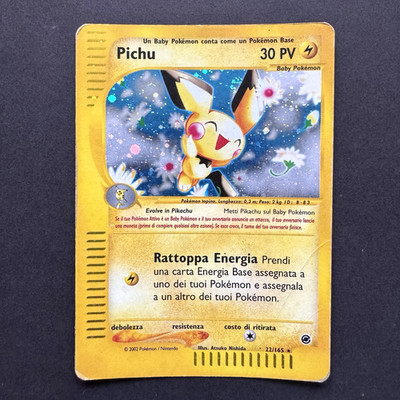 PICHU #22/165 Holo ITA Expedition E-Series 2002 - Pokemon Nintendo