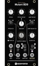 HEXINVERTER MUTANT BASSDRUM BD9 BLACK : NEW : DETROIT MODULAR 