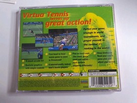 Virtua Tennis (Sega Dreamcast, 2000) Complete Authentic  Tested & Works!