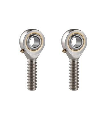 2 PCS POSB4 Rod End Bearings 1 4 Inch Bore Pre Lubricated 1 4 28 Male Thread RH