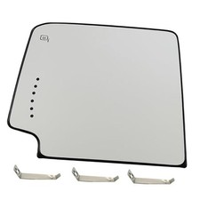 Driver Side Heated Towing Mirror Glass Compatible with 2014-2017 Chevy