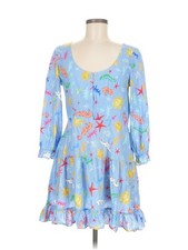 Rixo London Women Blue Casual Dress 6