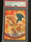 1999 TOPPS POKEMON TV CHARIZARD card # 06 PSA 7 Nm BLACK LABEL TCG