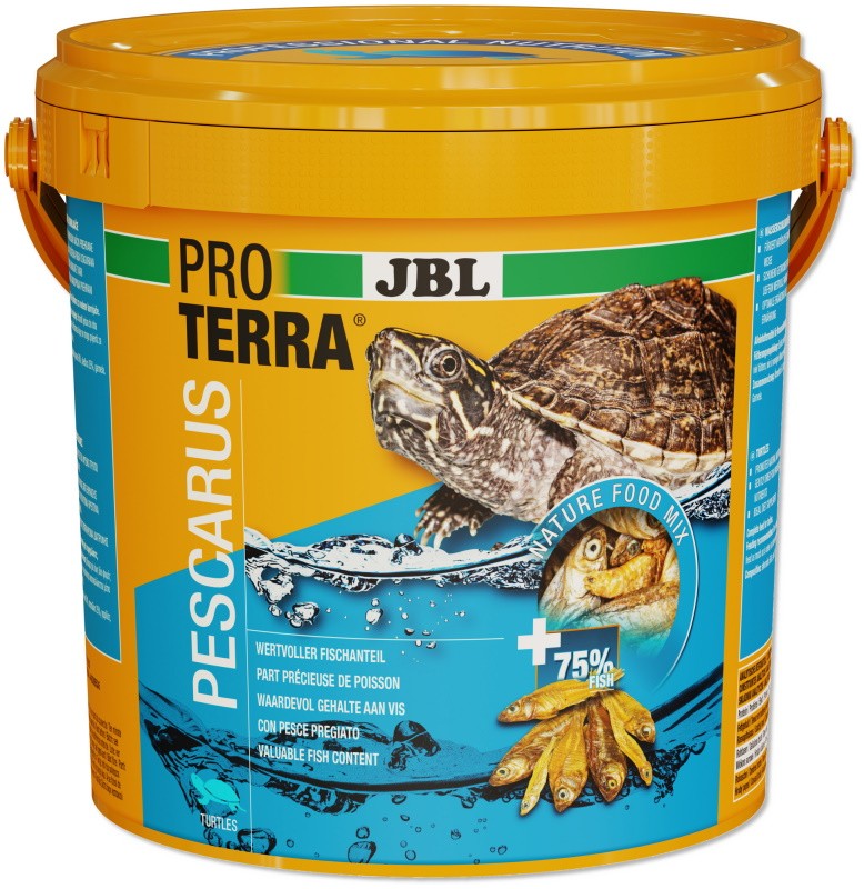JBL PROTERRA PESCARUS- Ganze Fische mit Garnelen Futter Wasserschildkröten 2,5 l