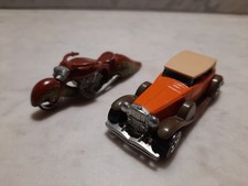 Lot Hot Wheels Duesenberg 1931 "31 DOOZIE"Mattel, Harley- Davidson Chopper 1/64e