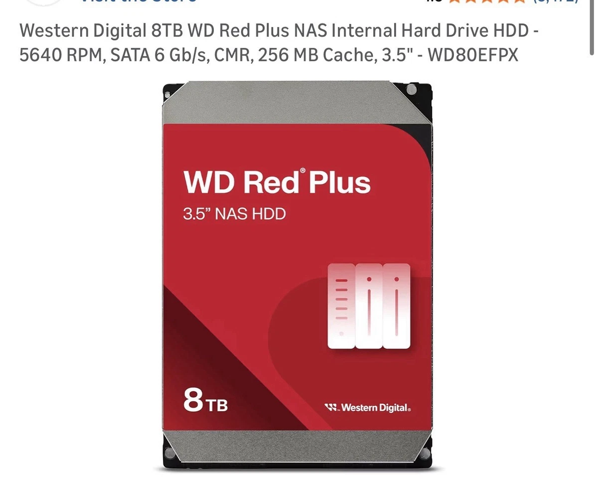 Western Digital SATA III 8 TB Internal Hard Disk Drives for sale