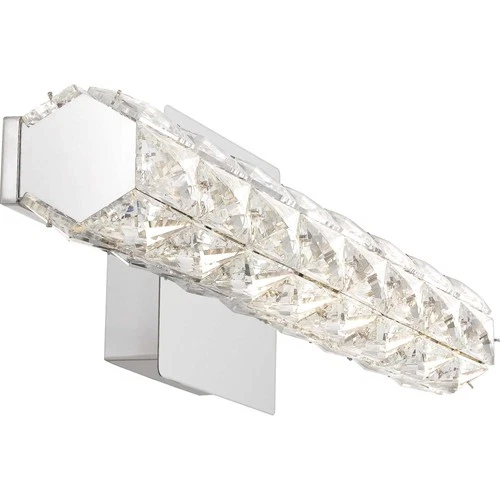 Quoizel PCLU8524 Chrome Luster Single Light 24"W Integrated Led Bath Bar - Picture 3 of 4