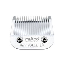 Hoja cortapelos desmontable Miaco talla 1A se adapta a Oster Classic 76, Andis BGC, BGR, BG