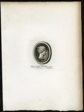 Antique Print-GIRL-ROMAN-PORTRAIT-Plate 133-Worlidge-1768