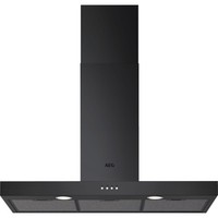 AEG DBX3951R Built In 90cm 3 Speeds Chimney Cooker Hood Black C Rated