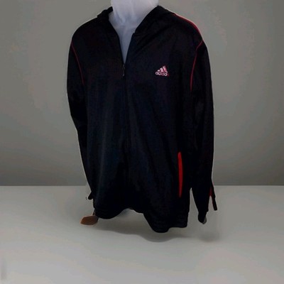 Adidas Climalite Hooded Full Zip Warm Up Jacket Men's XL