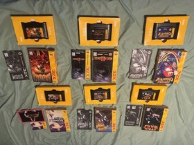 SEGA 32x Console In Box  Lot With 6 Games CIB Including Sonic Knuckles Chaotix