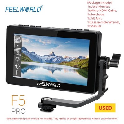 FEELWORLD 5.5'' 500 nits 1920*1080 FHD HDMI Touch Screen On-camera Monitor F5 PRO