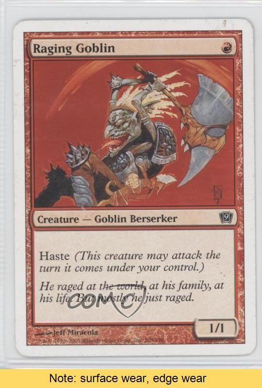 Raging Goblin Magic: 9th Edition #209 2005 READ 0b5