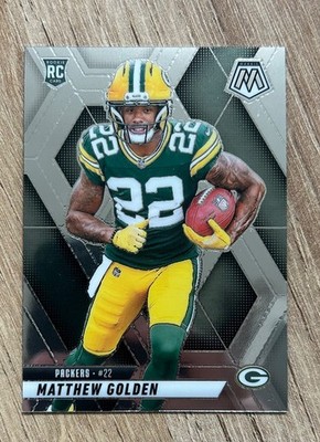 2025 Panini Mosaic Rookies Matthew Golden #323  (RC) Green Bay Packers