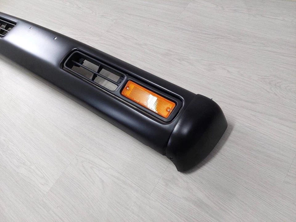 Conjunto de lâmpadas de grade de para-choque dianteiro preto para Nissan 1993-95 corpo rígido pronto para caber - Imagem 4 de 4