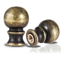 Wynterhaven Brass Lamp Finial-New w classic Vintage Design for Table/Floor Lamp