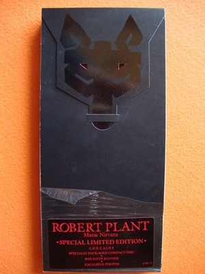 ROBERT PLANT - MANIC NIRVANA, SPECIAL LIMITED EDITION, CD-LONGBOX MIT BANNER