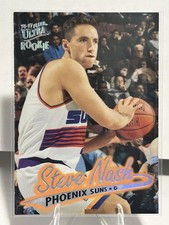 1996-97 Fleer Ultra Steve Nash Phoenix Suns Rookie #87 Basketball Card. rookie card picture