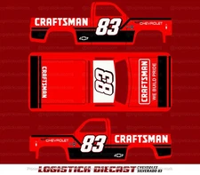 UNIVERSAL Water Slide Decals FOR HOT WHEELS '83 Chevy Silverado a1