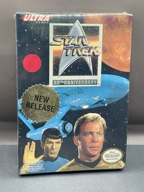 Vintage NES Nintendo Star Trek 25th Anniversary Store Display Game Sealed Ultra