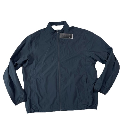 Sun Mountain Monsoon Golf Rain Gear Jacket Black Zip Mens Size 2XL NWT M4 - Picture 1 of 6