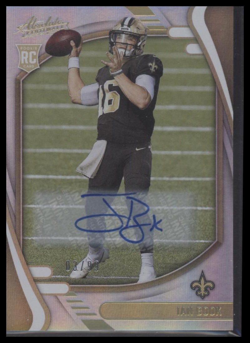 Ian Book Panini Absolute #137 Signature
