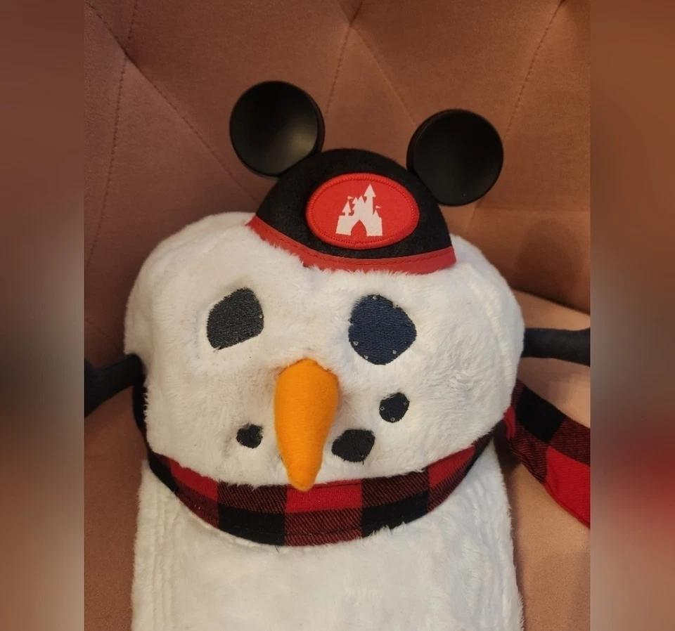 Disney Parks Light Up Holiday Snowman Hat Adult - Image 3 of 4