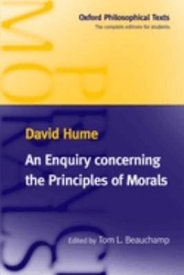 An Enquiry Concerning the Principles of Morals Paperback David Hu