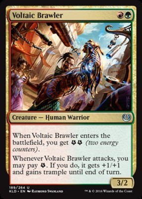 x4 Voltaic Brawler U MTG Kaladesh M/NM, English