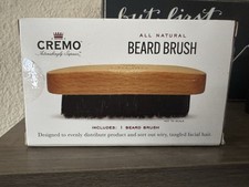 Cremo 100 Boar Bristle Beard Brush With Wood Handle To Shape Groom